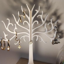 joya árbol anillo pendientes colgante pendiente joyería of joyas organizador 3d print model - Mito3D
