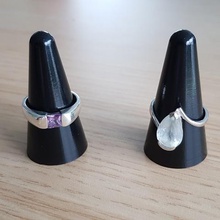 jóias lojas anel cone suporte do anéis 3d print model - Mito3D