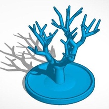 joyería árbol arvore porta joyas 3d print model - Mito3D