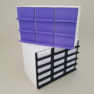 joyería caja partes armarios 2 tamaños incluido joyería joya joyería caja gabinete almacenamiento cofre cajón partes joyería caja 3d print model - Mito3D