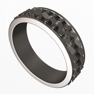 bijoux bague 013 chrome mariage bande doigt anneaux or réaliste bijou Trésor 3d print model - Mito3D