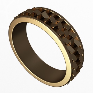 joyería anillo 013 oro Boda banda dedo anillos realista joya tesoro 3d print model - Mito3D