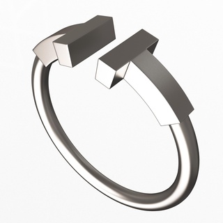 bijoux bague 014 chrome mariage bande doigt anneaux or réaliste bijou Trésor 3d print model - Mito3D