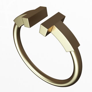 joyería anillo 014 oro Boda banda dedo anillos realista joya tesoro 3d print model - Mito3D