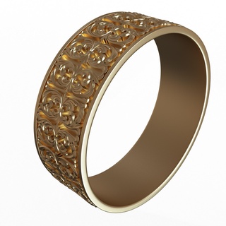 joyería anillo 03 oro Boda banda dedo anillos realista joya tesoro 3d print model - Mito3D