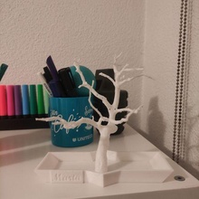 jewellery tree jewelry exhibitor rings earrings 3d print model - Mito3D