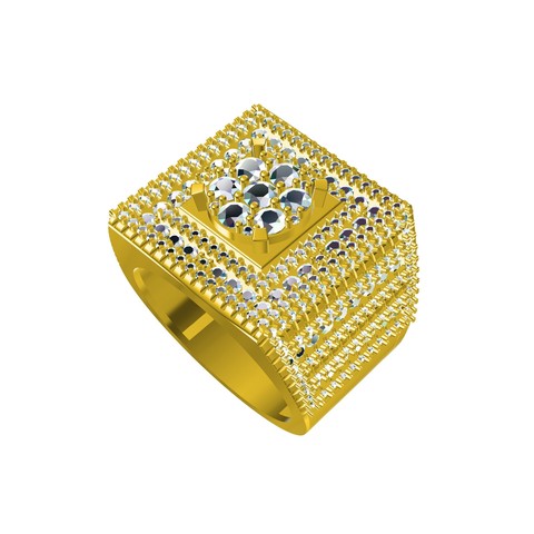 gioielli file cad 3d signori dell'anello modello stl anello di nozze Modello fidanzamento moda esclusivo design in 3D print model - Mito3D