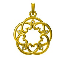 jewelry 3d cad model heart design pendant stl fashion 3d print model - Mito3D