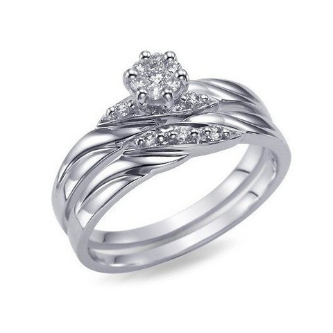 jóias modelo cad 3d do nupcial anel stl de casamento Modelo noivado 3D print model - Mito3D