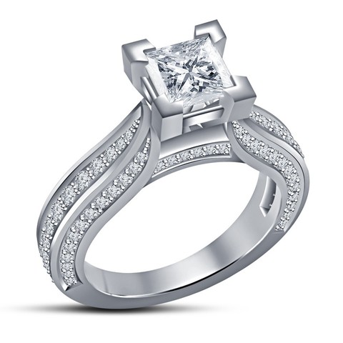 jóias de modelos 3d cad mulheres anel noivado modelo stl do casamento Modelo 3D print model - Mito3D