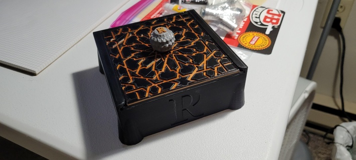 jewelry box jewelry box lid storage ring necklace  3d print model - Mito3D