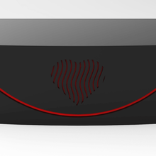 caixa de jóias coração aberto cores versão final 3d print model - Mito3D