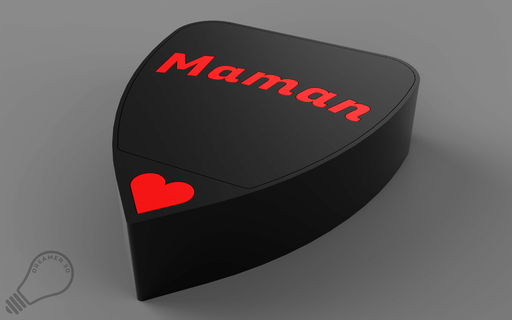 jewelry box - r de bijoux maman Jewelry mother's day mothers mom 3d print model - Mito3D