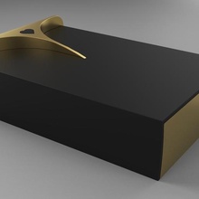 joalheria caixa deslizar curva v1 jóias 3d print model - Mito3D