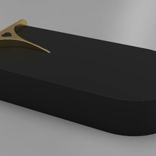 jewelry box - slide curve v2 jewellery 3d print model - Mito3D