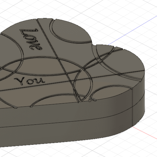caixa de jóias coração amor a 3D print model - Mito3D