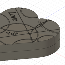 caja de joyería corazón la amor cuadro 3d print model - Mito3D