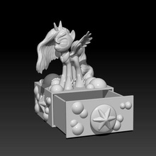 joyería joya caja poni peque Arte juguetes 3d print model - Mito3D