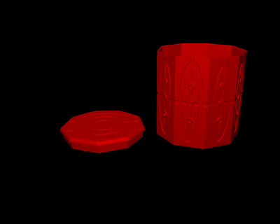 joalheria caixa jóias babaca 3d print model - Mito3D