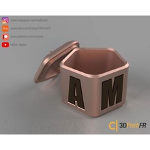 jewelry box valentines day holy love pen holder potty stall sweetheart jewels 3d print model - Mito3D