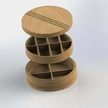caso de jóias a casa recipientes caixa 3d print model - Mito3D