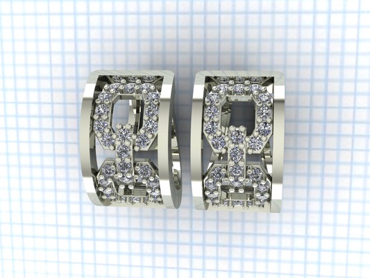 jewelry earrings jewelry earring pendentif 3d print model - Mito3D