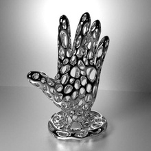 jóias de mão voronoi estilo anel humanos 3d print model - Mito3D