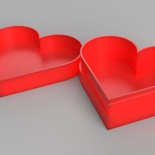 gioielleria cuore scatola Conservazione 3d print model - Mito3D