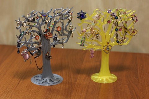jewelry holder tree life costume earrings necklaces pendant organizer 3d print model - Mito3D