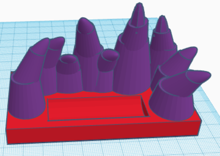 joalheria suporte joalheria 3d print model - Mito3D