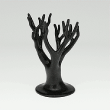jewelry holder - tree 2 art stand decoration office bedroom desk organic nature trunk beautiful 3d print model - Mito3D