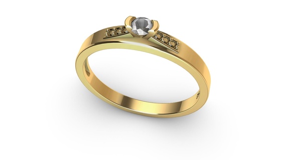 gioielleria squillare oro orecchino diamante brillante stella david ebreo stampabile nozze Fidanzamento uomo umano moda mano anelli 3d print model - Mito3D