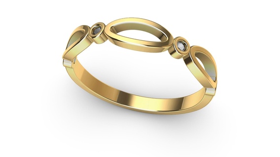 joyería joya anillo oro arete diamante brillante estrella david judío imprimible Boda compromiso hombre humano Moda mano anillos 3d print model - Mito3D