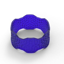 Schmuck Ring Blatt Muster 3d print model - Mito3D