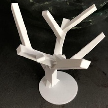 joalheria árvore argolas poli 3d print model - Mito3D