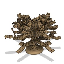 Schmuck Baum Halsketten Kunst 3d print model - Mito3D