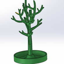 jewelry tree organizer jewellery 3d print model - Mito3D