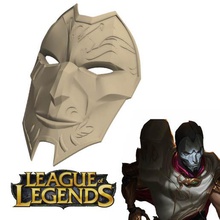 jhin league legends mask game cosplay 3d print model - Mito3D