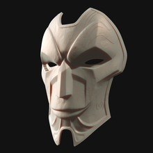 jhin máscara liga of leyendas cosplay 3d print model - Mito3D