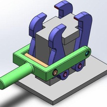 gabarito fixação 3d print model - Mito3D