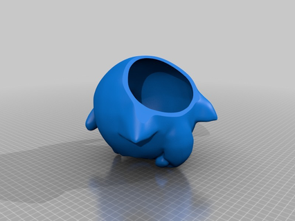 jiggly sbuffo fioriera casa 3d stampante 3dprinter Pokemon arredamento decorazione deco 3d print model - Mito3D