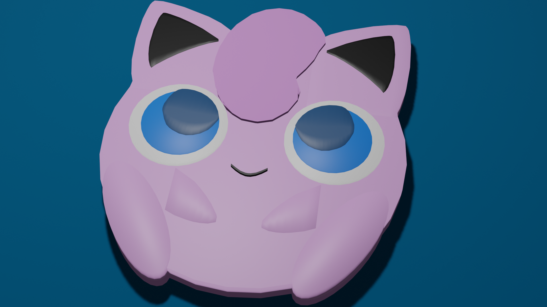 jigglypuff münze spiel pokémon währung daten blatt 3D print model - Mito3D