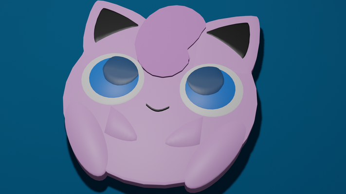 jigglypuff coin game pokemon game currency data sheet 3d print model - Mito3D