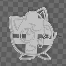 jigglypuff cookie cutter pokemon 3d print model - Mito3D