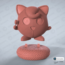 jigglypuff woole a arte pokemon fios nintendo figura 3d print model - Mito3D