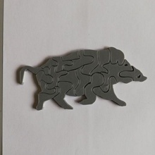 jigsaw puzzle - boar 3d print model - Mito3D