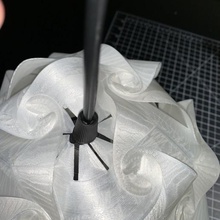 rompecabezas de la lámpara sombra pestañas agujero casa decoración 3d print model - Mito3D