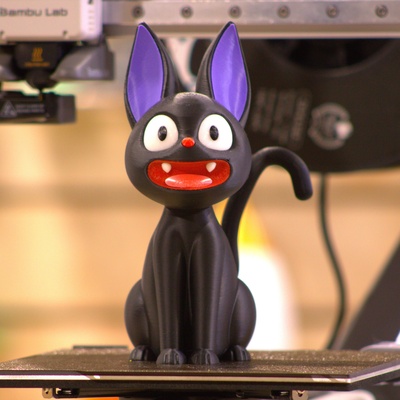 jiji by cores gato cor miyazaki hayao kiki 3d print model - Mito3D