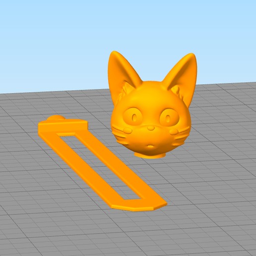 jiji Katze Lesezeichen separator Bücher kiki Haus Lieferung cat 3D print model - Mito3D