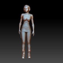 jill valentine ecchi remake resident evil re3 3 girl full body 3d print model - Mito3D